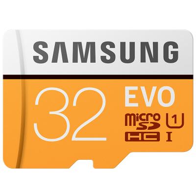 三星（SAMSUNG）存储卡32GB 传输速度95MB/s Class10 高速TF卡（Micro SD卡）黄色升级版